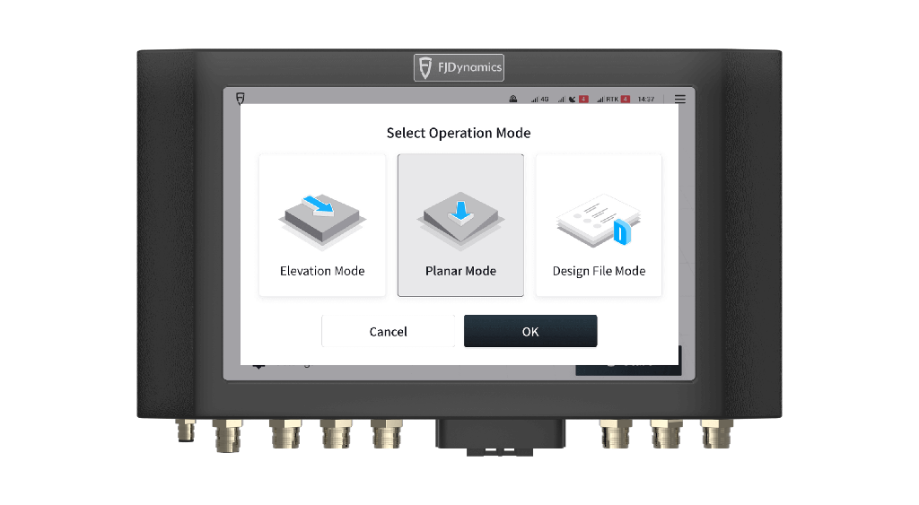  There are 3 modes for blade control that make your operation easier.