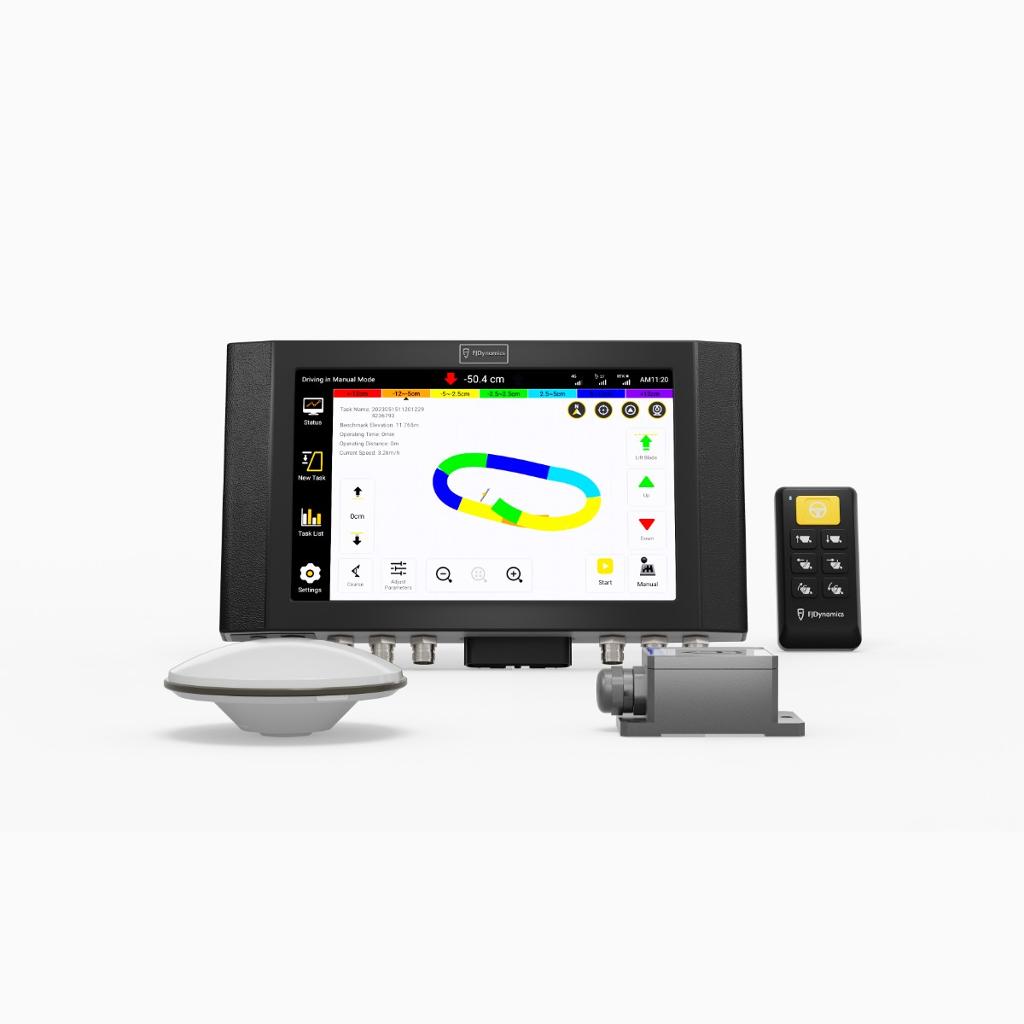 FJD AL01 3D Land Leveling System utilizes GNSS & RTK high-precision positioning technology to provide comprehensive solutions for farmland leveling and terrain planning. Our system ensures a smooth and uniform terrain through precise terrain survey and design, substantially enhancing water management and crop production in your field.