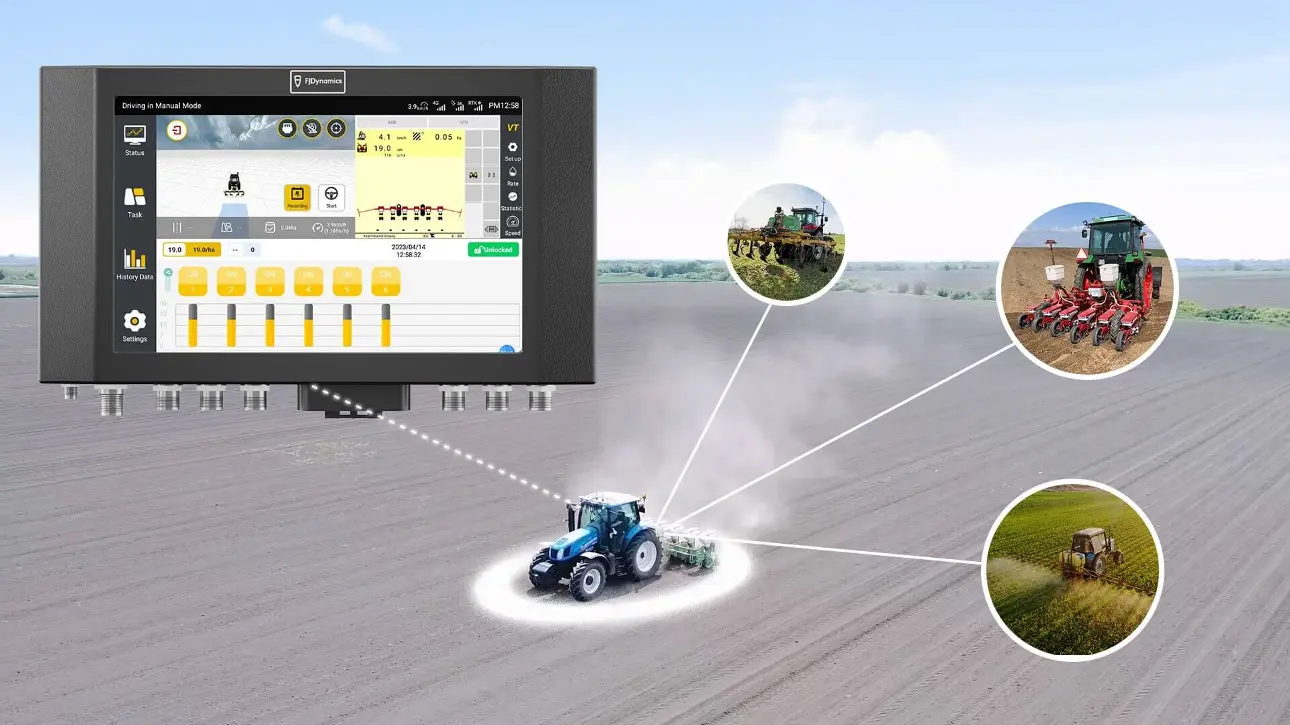 The AH1 offers extensive compatibility with popular implement brands and a diverse range of implements, such as seeding, spraying, and fertilizing equipment.